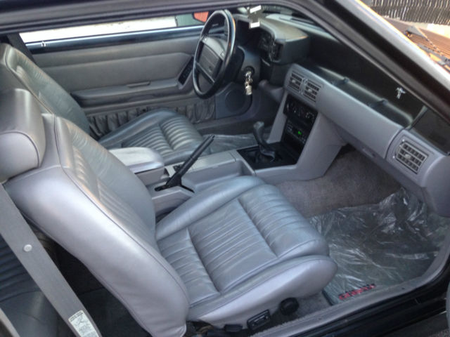 1993 Black Ford Mustang Hatchback