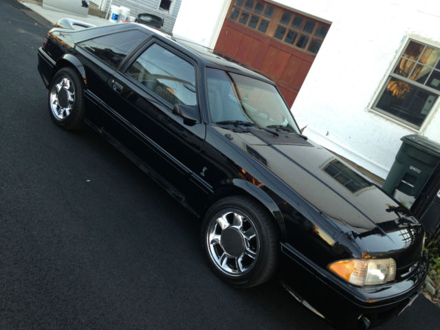 1993 Black Ford Mustang Hatchback