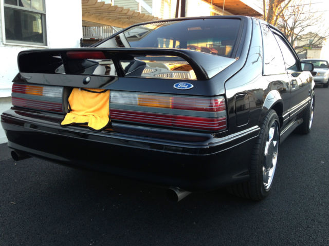 1993 Black Ford Mustang Hatchback