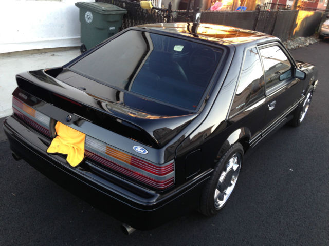 1993 Black Ford Mustang Hatchback