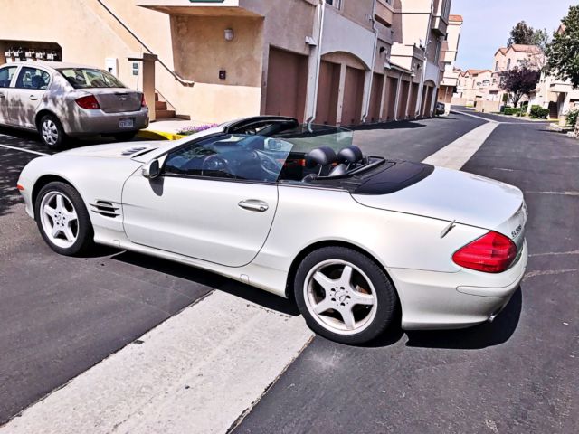 1980 Silver Mercedes-Benz SL-Class Convertible
