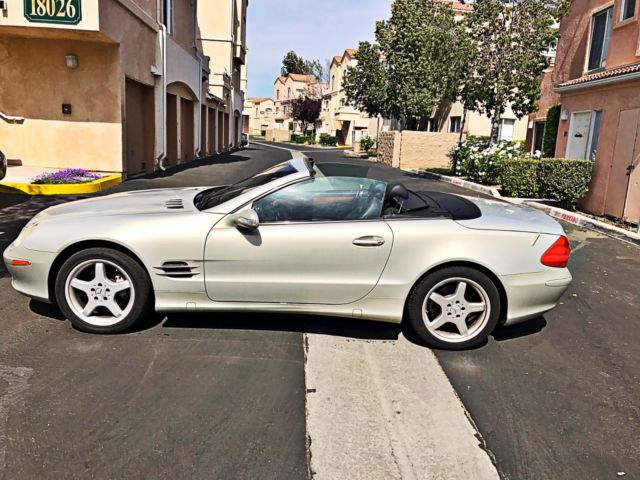 1980 Silver Mercedes-Benz SL-Class Convertible