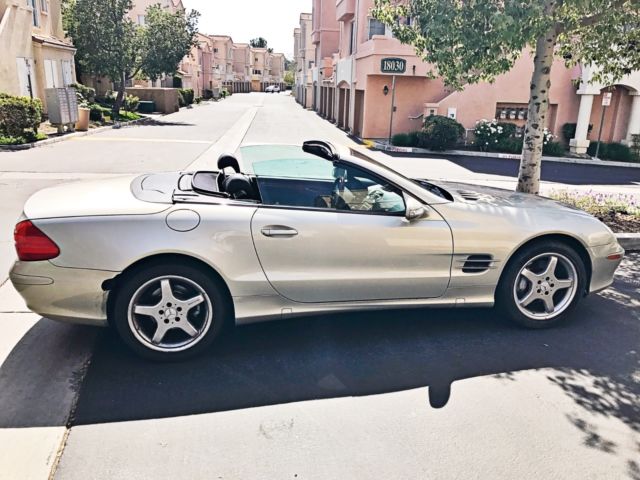 1980 Silver Mercedes-Benz SL-Class Convertible