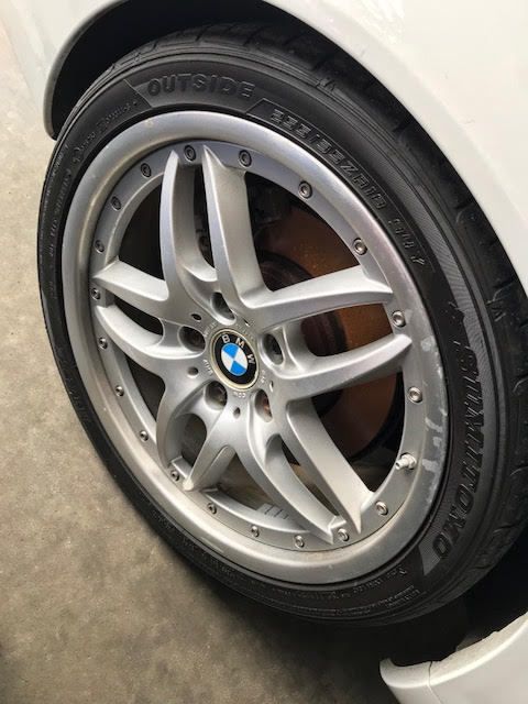 1994 White BMW 3-Series Convertible