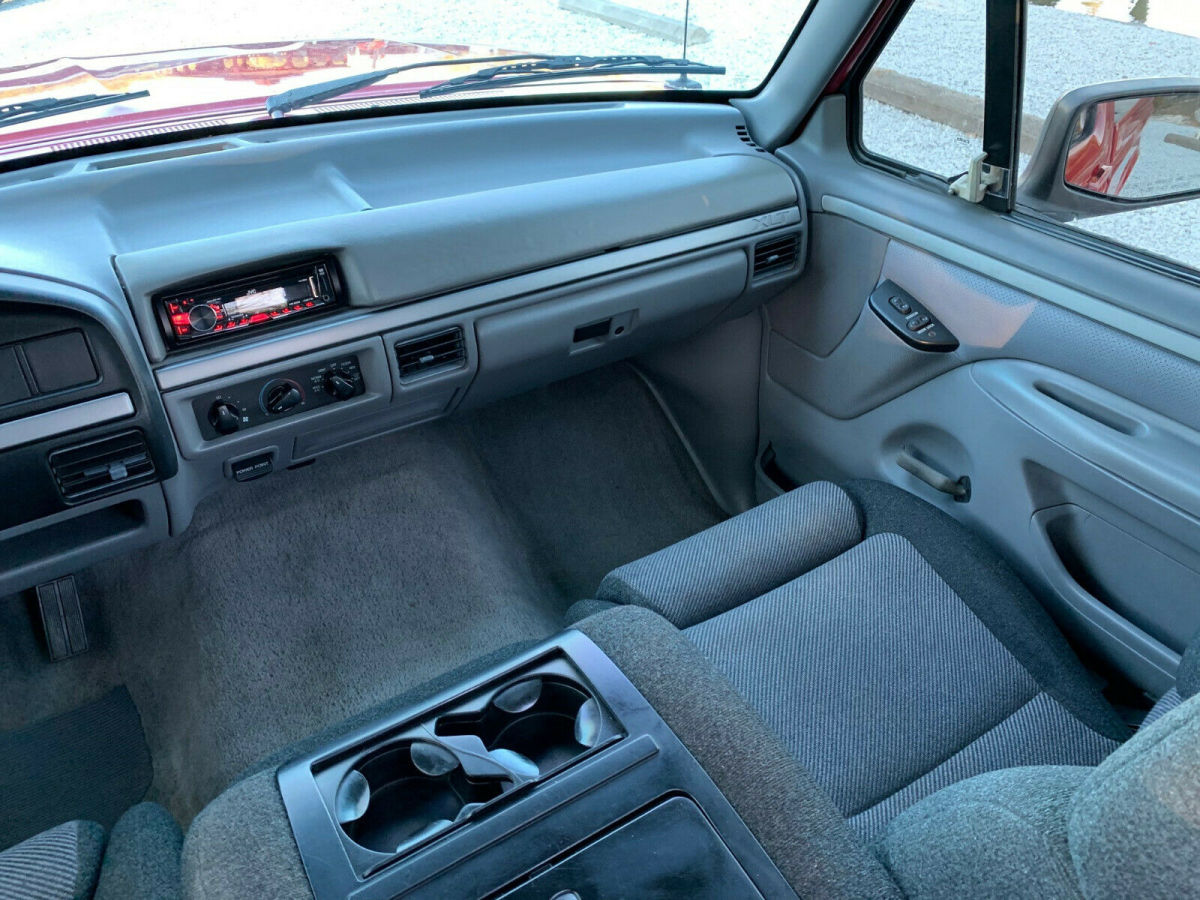 1994 Red Ford F-150 Standard Cab Pickup