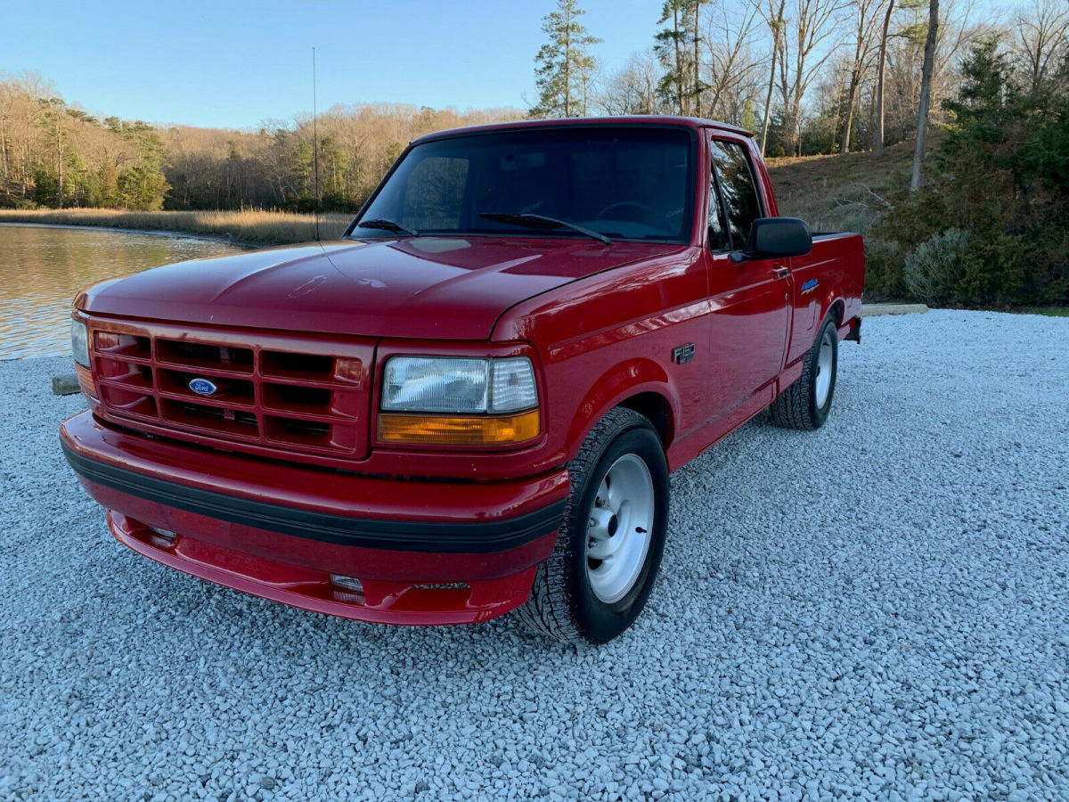 1994 Red Ford F-150 Standard Cab Pickup