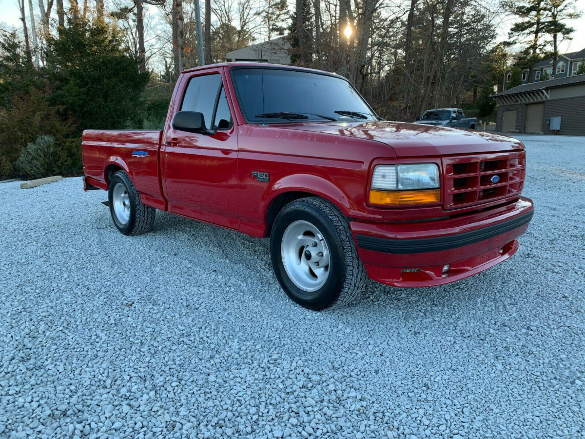 1994 Red Ford F-150 Standard Cab Pickup
