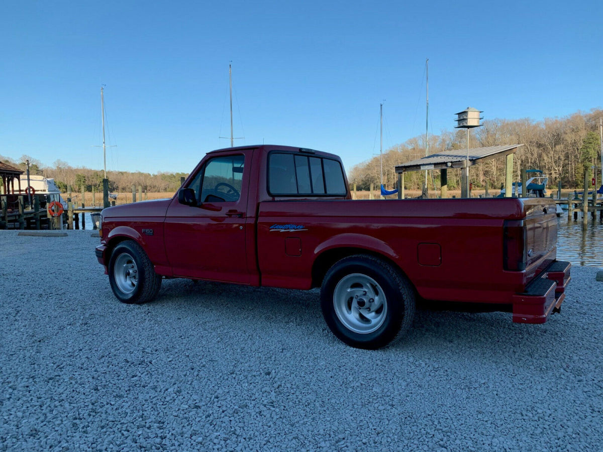 1994 Red Ford F-150 Standard Cab Pickup