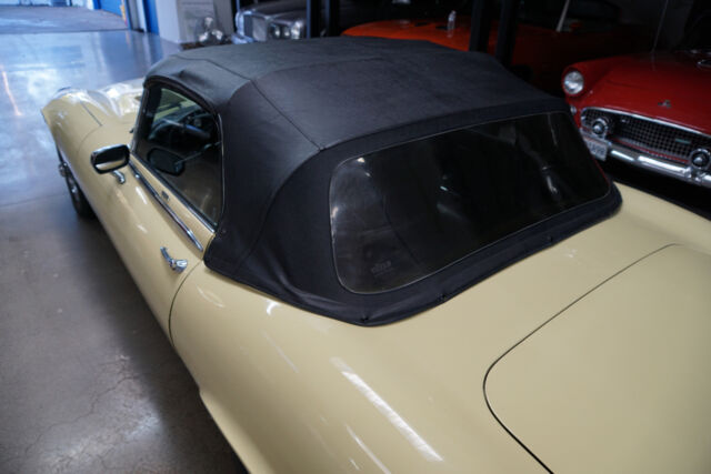 1973 Yellow Jaguar V12 E-Type Series III Roadster Convertible