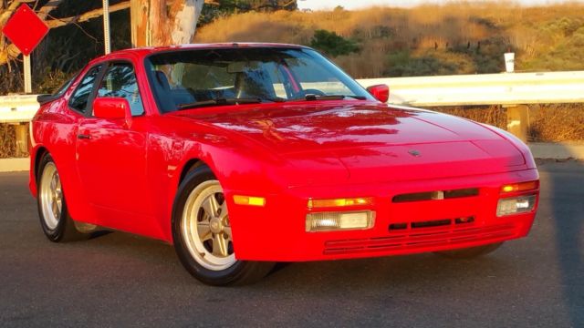 1986 Red Porsche 944 Turbo --