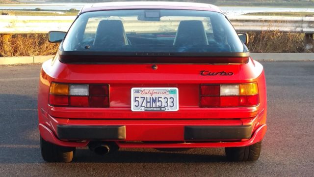 1986 Red Porsche 944 Turbo --