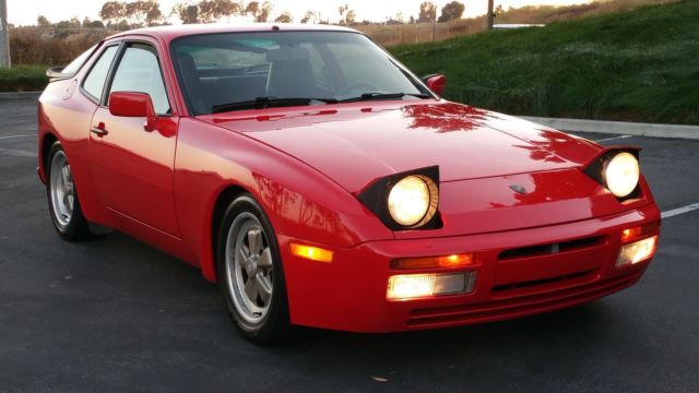 1986 Red Porsche 944 Turbo --