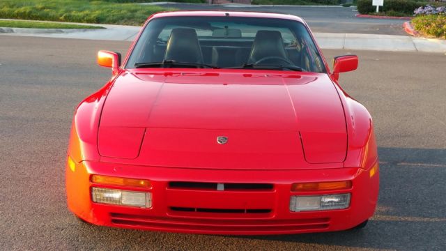 1986 Red Porsche 944 Turbo --