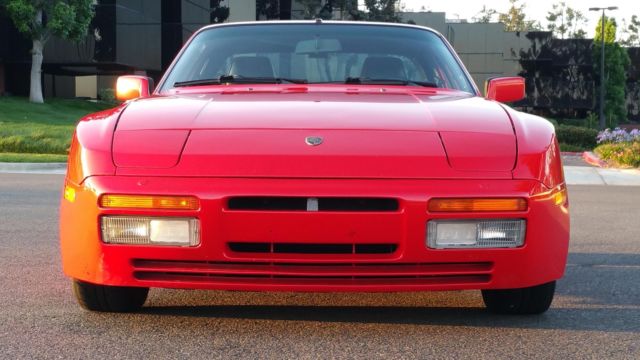 1986 Red Porsche 944 Turbo --