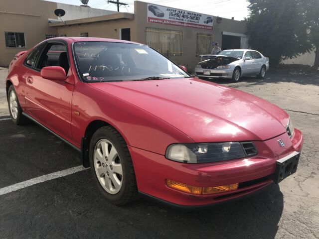 1993 Red Honda Prelude Coupe