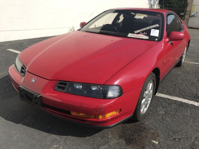 1993 Red Honda Prelude Coupe