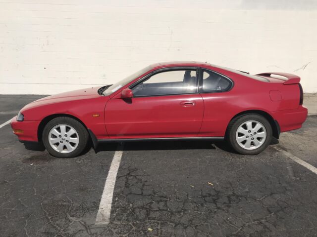 1993 Red Honda Prelude Coupe