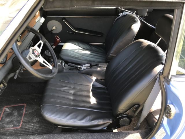 1982 lightblue Fiat 124 Spider Cabriolet