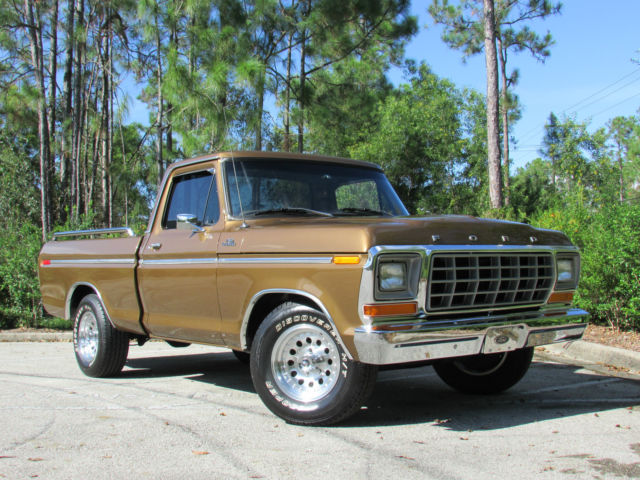 1979 DESERT GOLD METALLIC Ford F-100 Standard Cab Pickup