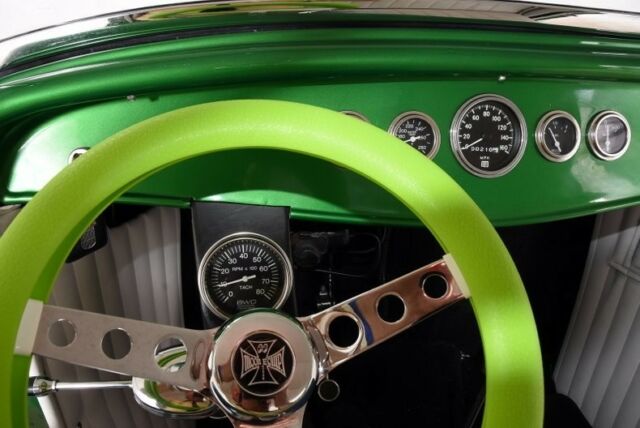 1932 Green Ford Custom Convertible