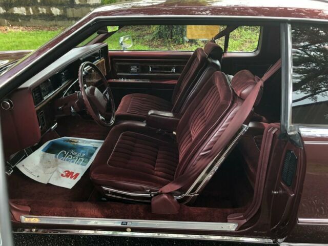1984 Burgundy Oldsmobile Toronado Coupe