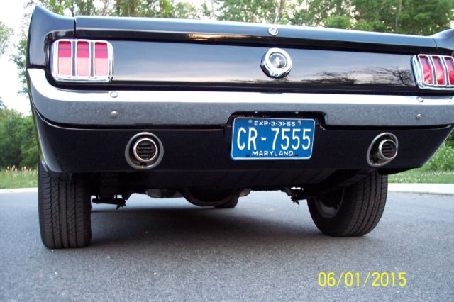 1965 RAVEN BLACK Ford Mustang Fastback