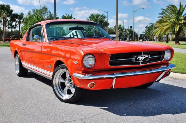 1965 Poppey Red Ford Mustang