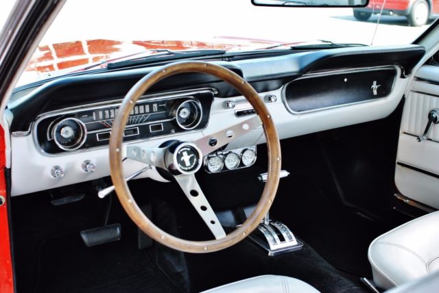 1965 Poppey Red Ford Mustang