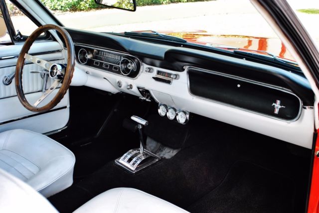 1965 Poppey Red Ford Mustang