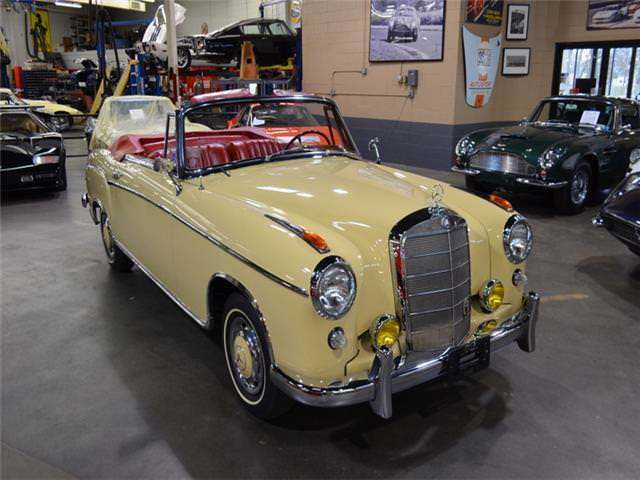 1959 Yellow Mercedes-Benz 200-Series Cabriolet