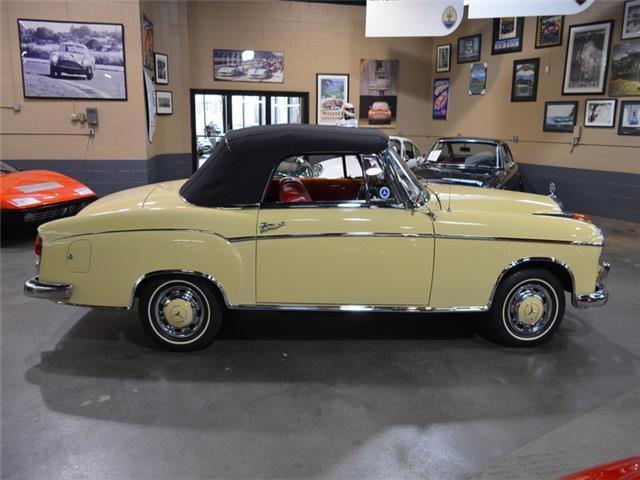 1959 Yellow Mercedes-Benz 200-Series Cabriolet