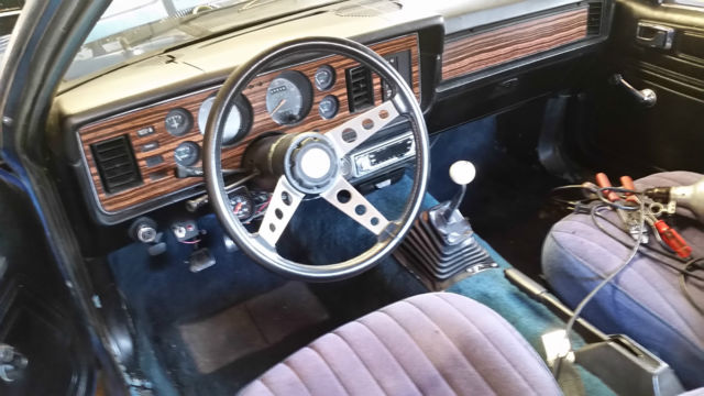 1982 Royal blue Ford Mustang 2 door sedan
