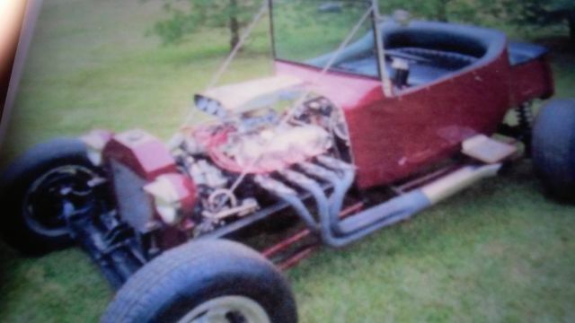1923 Red Ford Model T Convertible