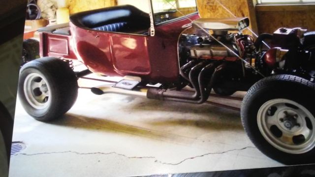 1923 Red Ford Model T Convertible