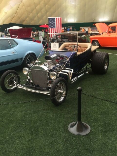 1923 Black/ Blue Flames Ford Model T T Bucket