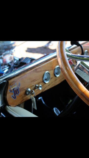 1923 Black/ Blue Flames Ford Model T T Bucket