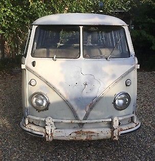 1961 Grey, original color L 53, Sealing Wax Red Volkswagen Bus/Vanagon Bus