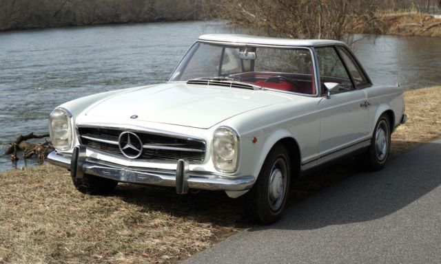 1964 White Mercedes-Benz SL-Class Convertible