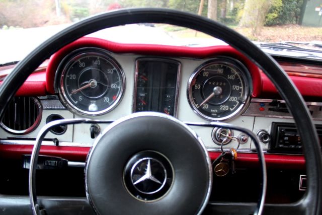 1964 White Mercedes-Benz SL-Class Convertible