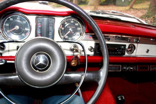 1964 White Mercedes-Benz SL-Class Convertible