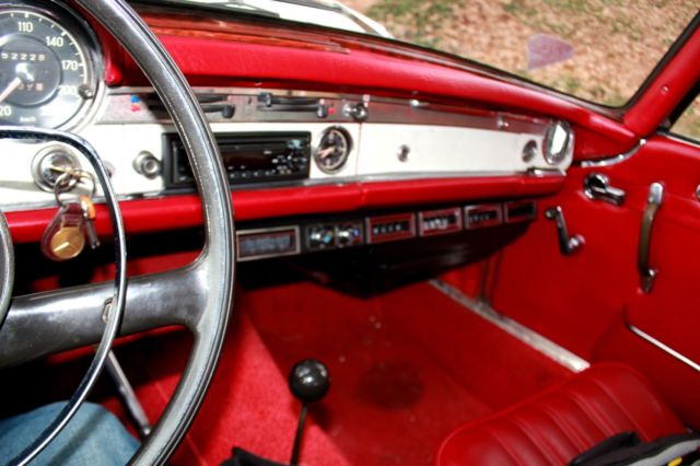 1964 White Mercedes-Benz SL-Class Convertible