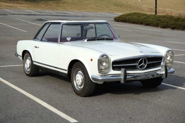 1964 White Mercedes-Benz SL-Class Convertible