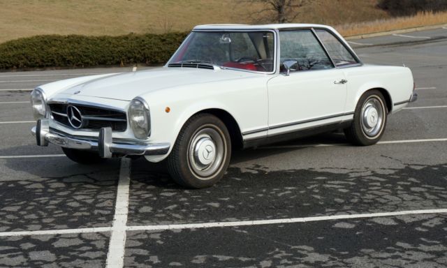 1964 White Mercedes-Benz SL-Class Convertible