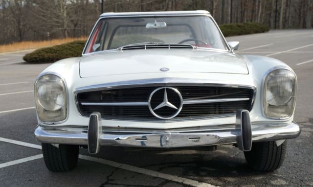 1964 White Mercedes-Benz SL-Class Convertible