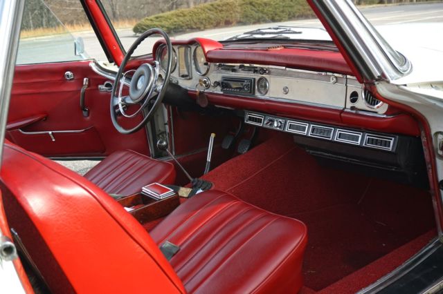 1964 White Mercedes-Benz SL-Class Convertible