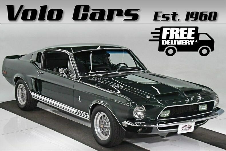 1968 Green Ford Mustang Fastback