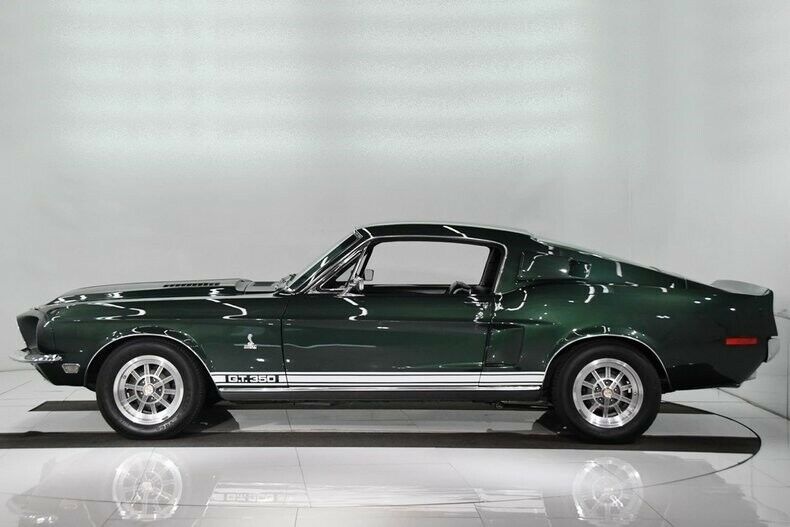 1968 Green Ford Mustang Fastback