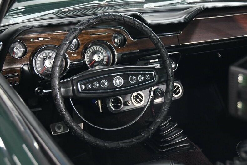 1968 Green Ford Mustang Fastback