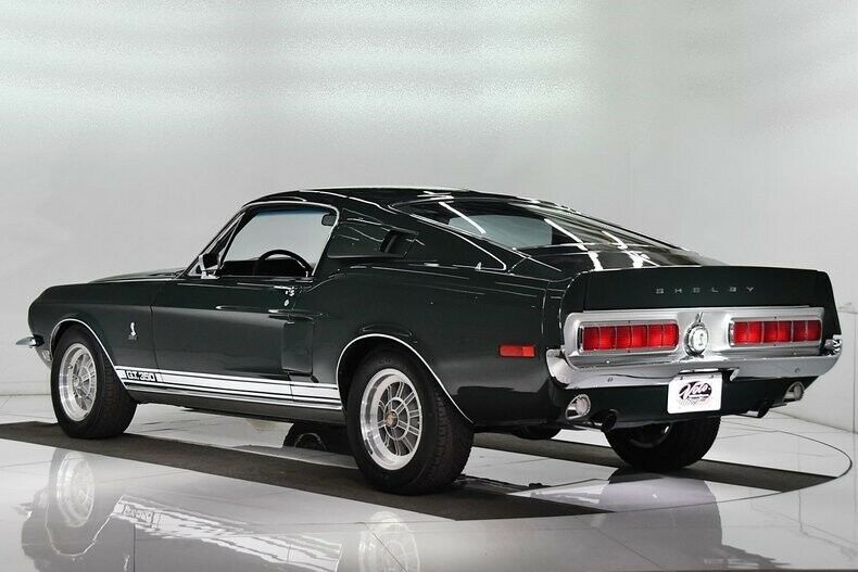 1968 Green Ford Mustang Fastback