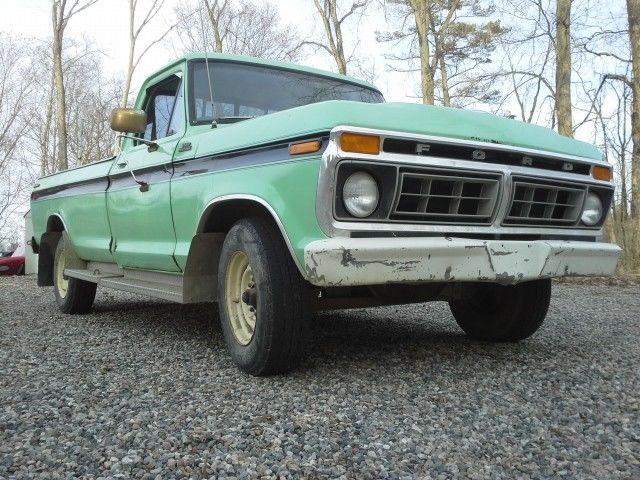1978 Green Ford F-250 Standard Cab Pickup